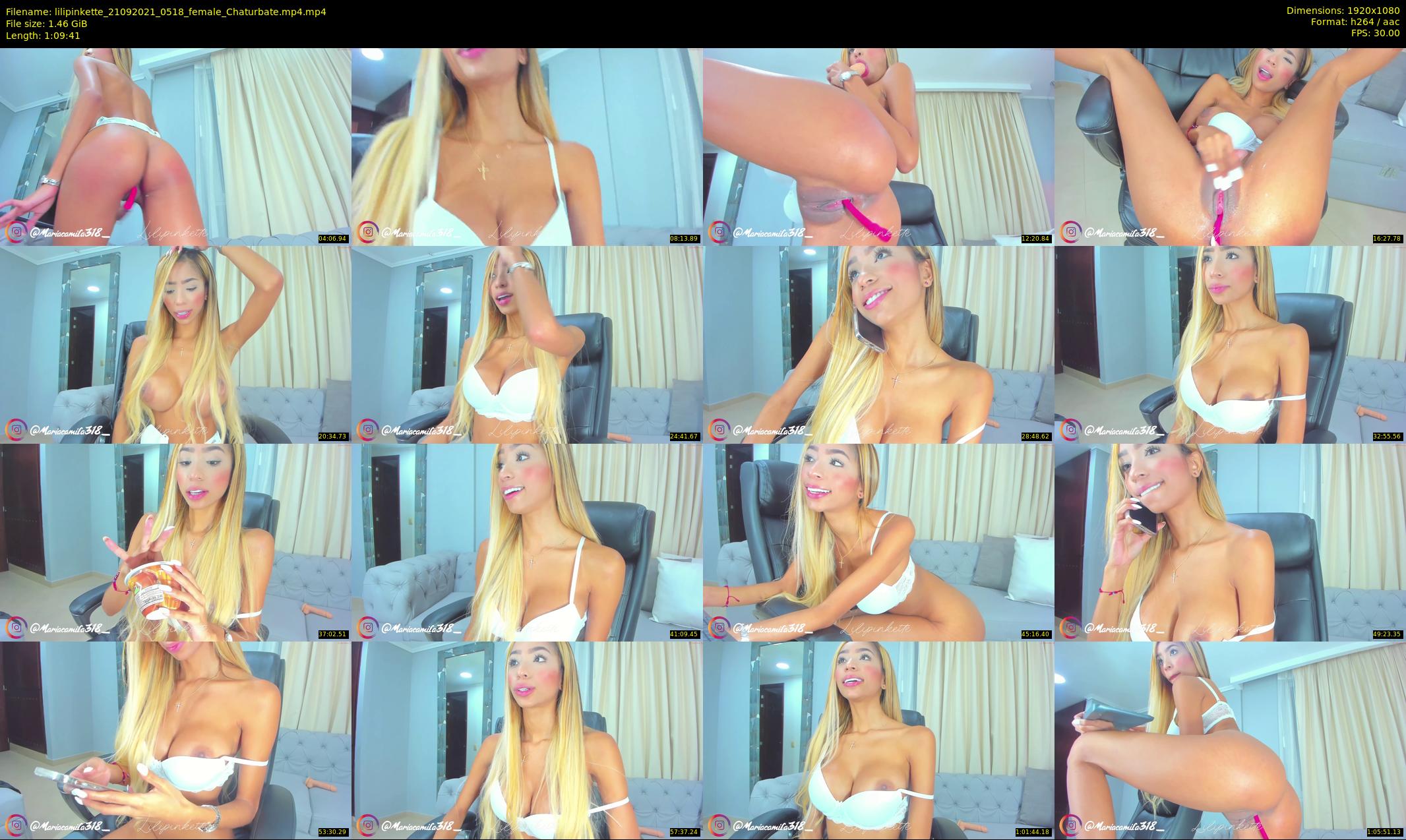 lilipinkette — 70 minute Chaturbate female cam show recording, 1080p, Sep 21, 2021