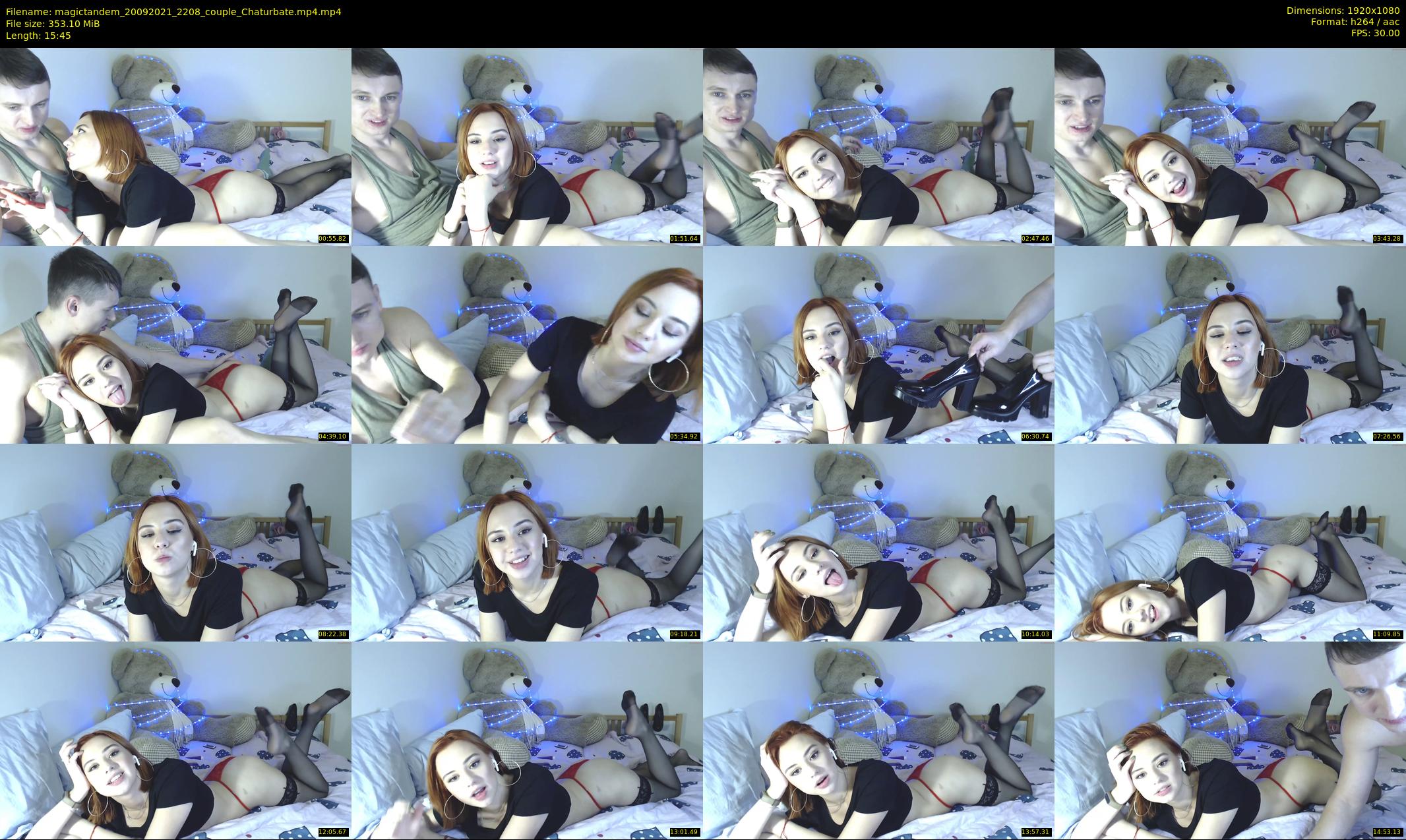 magictandem — 16 minute Chaturbate couple cam show recording, 1080p, Sep 20, 2021