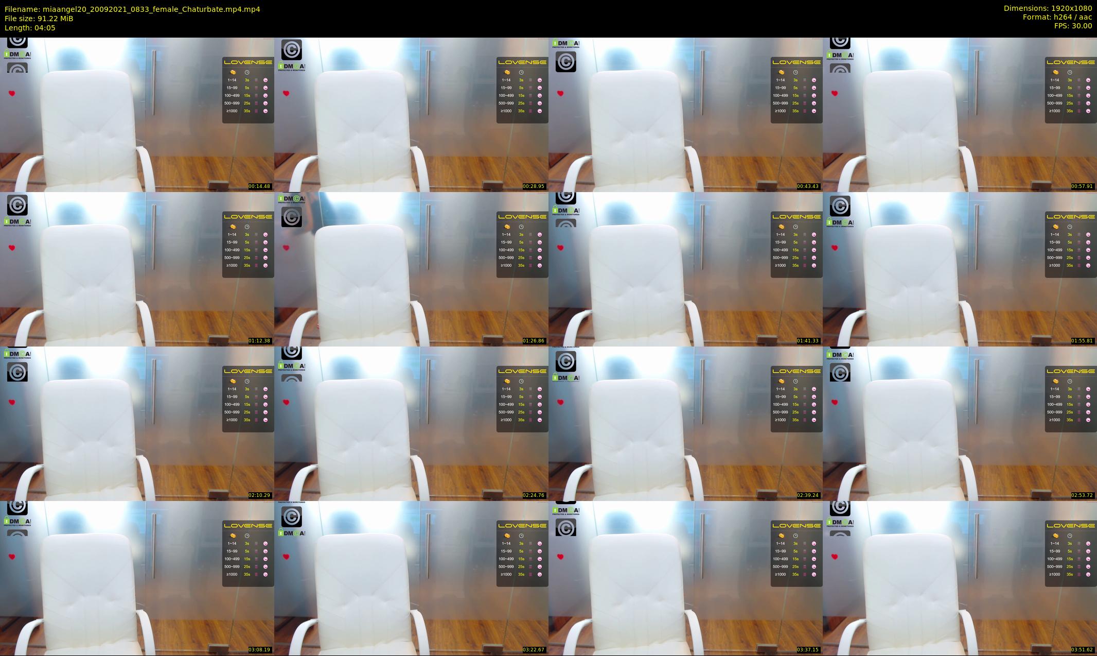 miaangel20 — 5 minute Chaturbate female cam show recording, 1080p, Sep 20, 2021