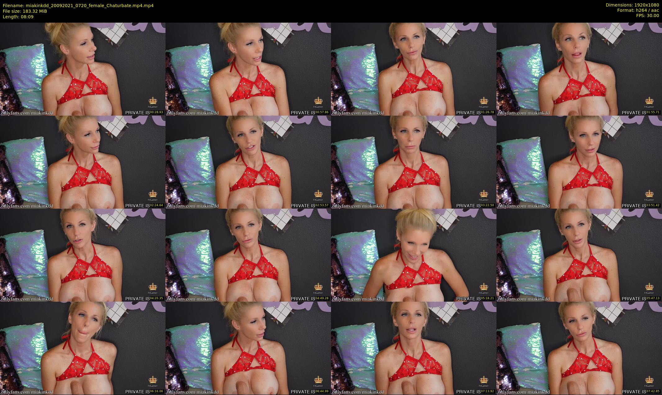 miakinkdd — 9 minute Chaturbate female cam show recording, 1080p, Sep 20, 2021
