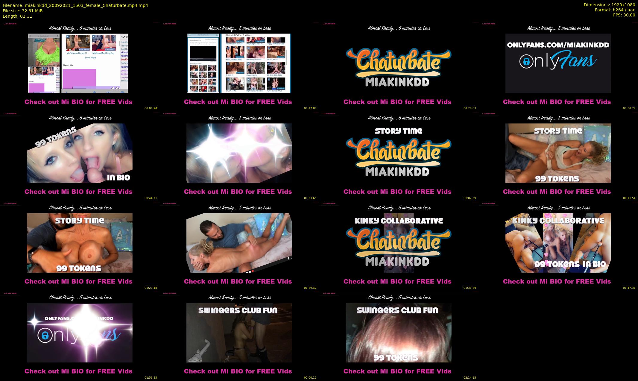 miakinkdd — 3 minute Chaturbate female cam show recording, 1080p, Sep 20, 2021