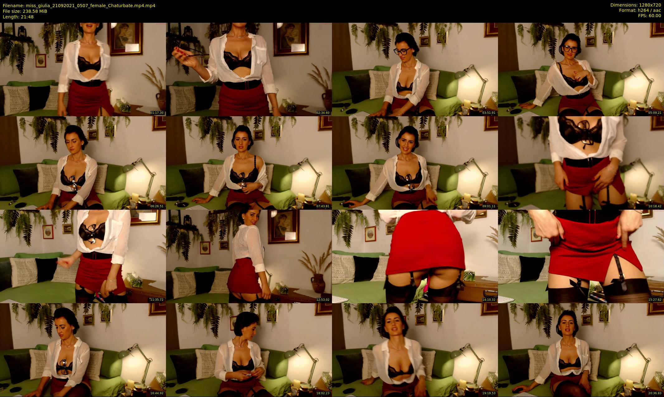 miss_giulia — 22 minute Chaturbate female cam show recording, 720p, Sep 21, 2021