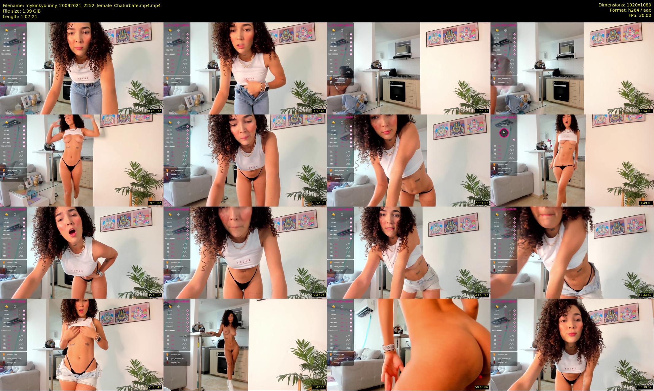 mykinkybunny — 68 minute Chaturbate female cam show recording, 1080p, Sep 20, 2021