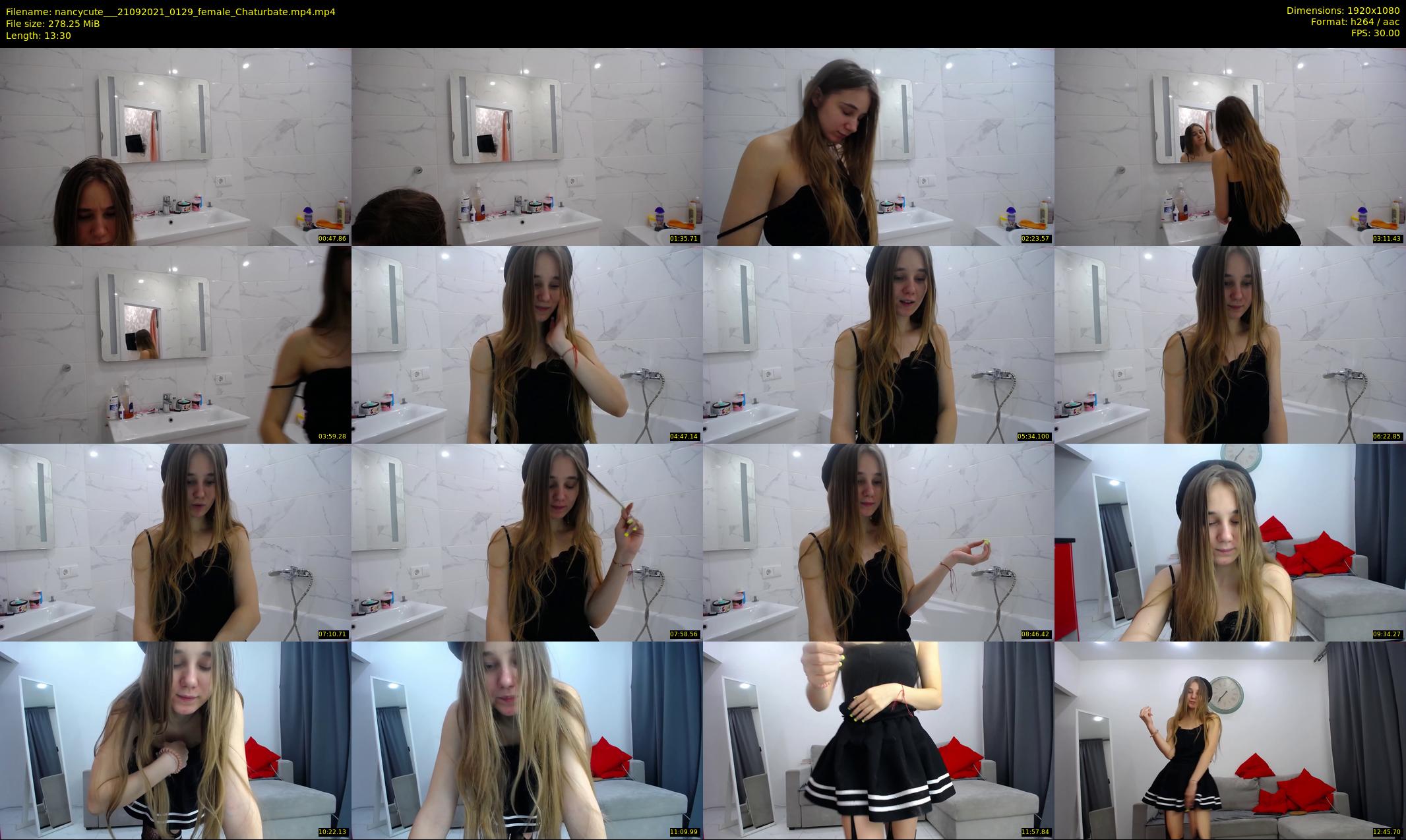 nancycute__ — 14 minute Chaturbate female cam show recording, 1080p, Sep 21, 2021
