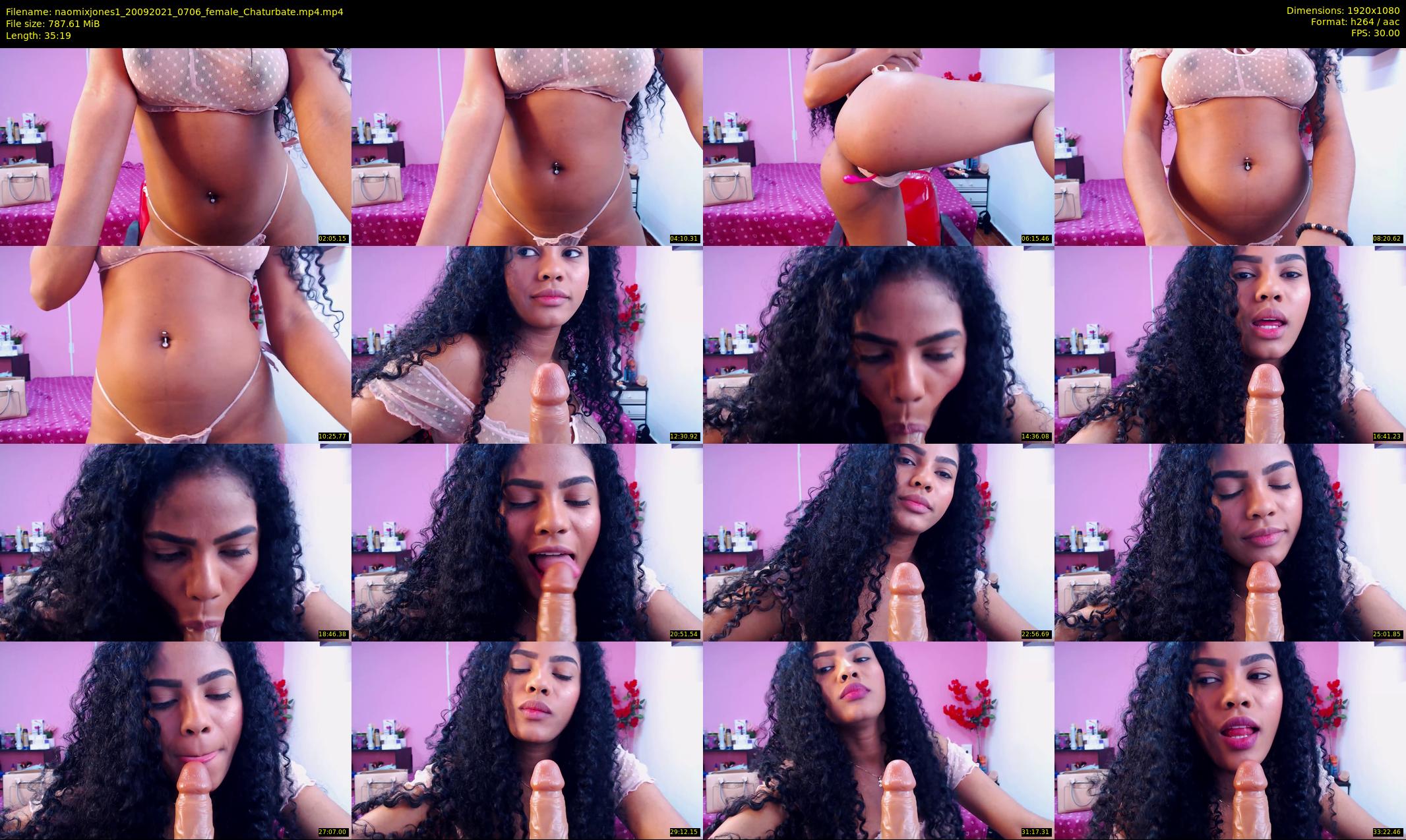 naomixjones1 — 36 minute Chaturbate female cam show recording, 1080p, Sep 20, 2021