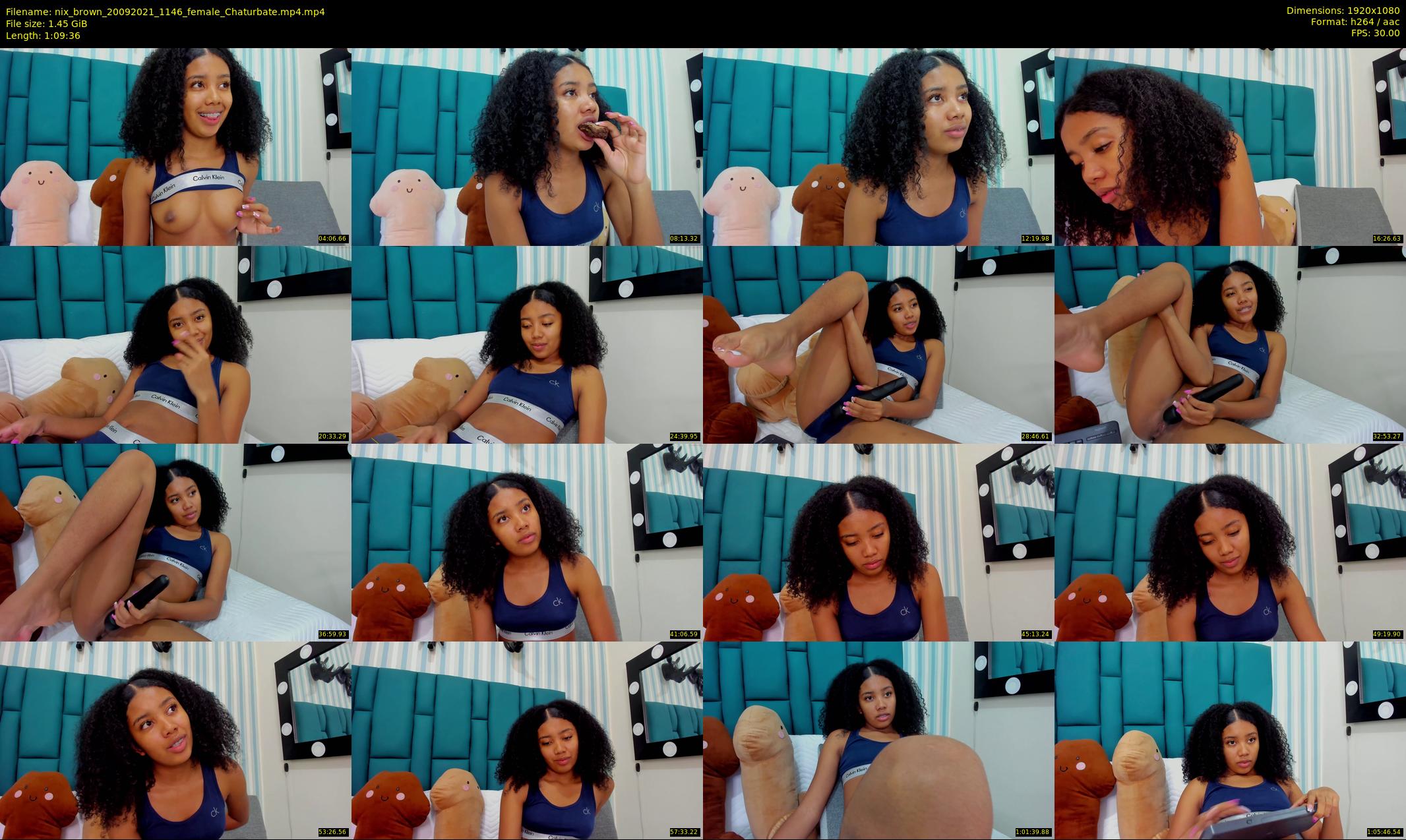 nix_brown — 70 minute Chaturbate female cam show recording, 1080p, Sep 20, 2021