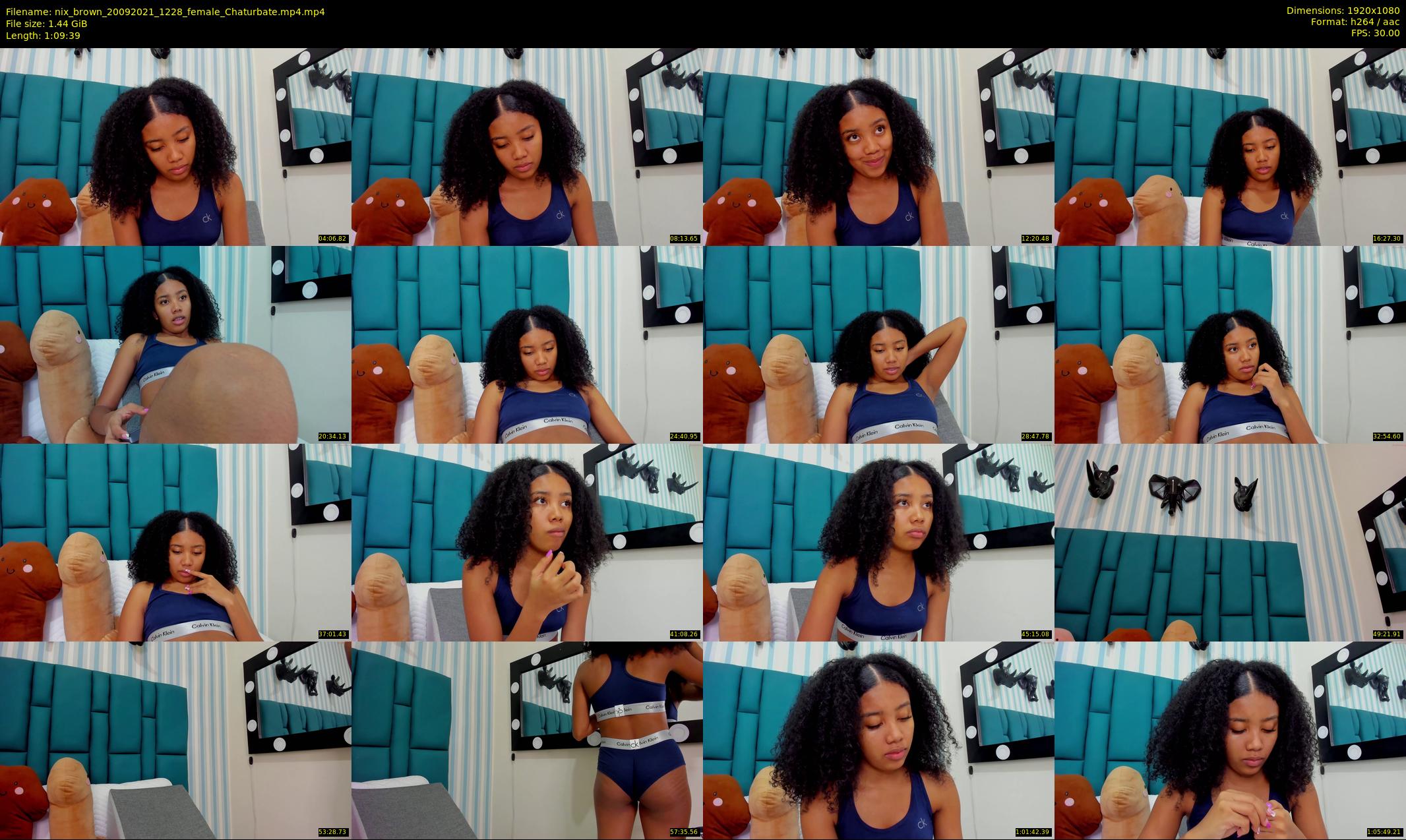 nix_brown — 70 minute Chaturbate female cam show recording, 1080p, Sep 20, 2021