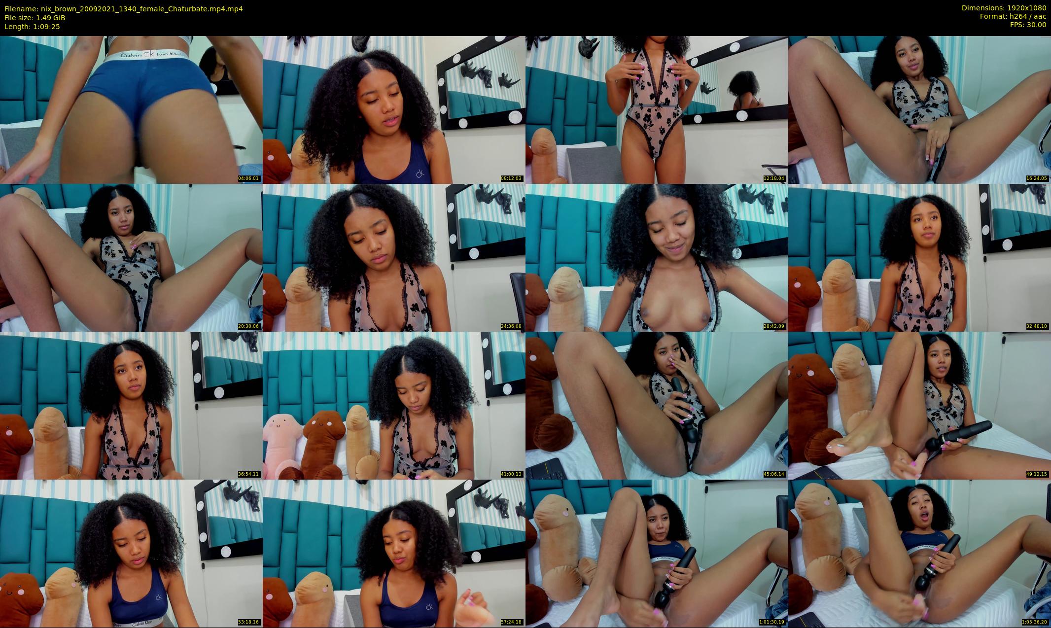 nix_brown — 70 minute Chaturbate female cam show recording, 1080p, Sep 20, 2021