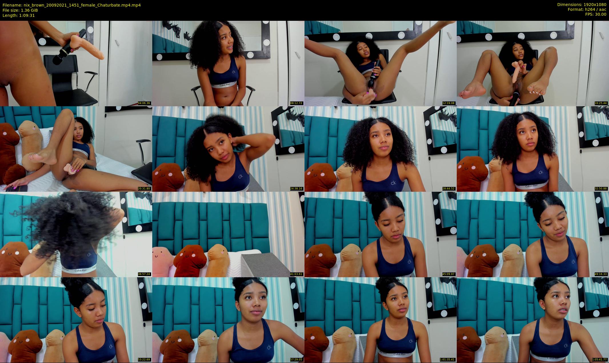 nix_brown — 70 minute Chaturbate female cam show recording, 1080p, Sep 20, 2021