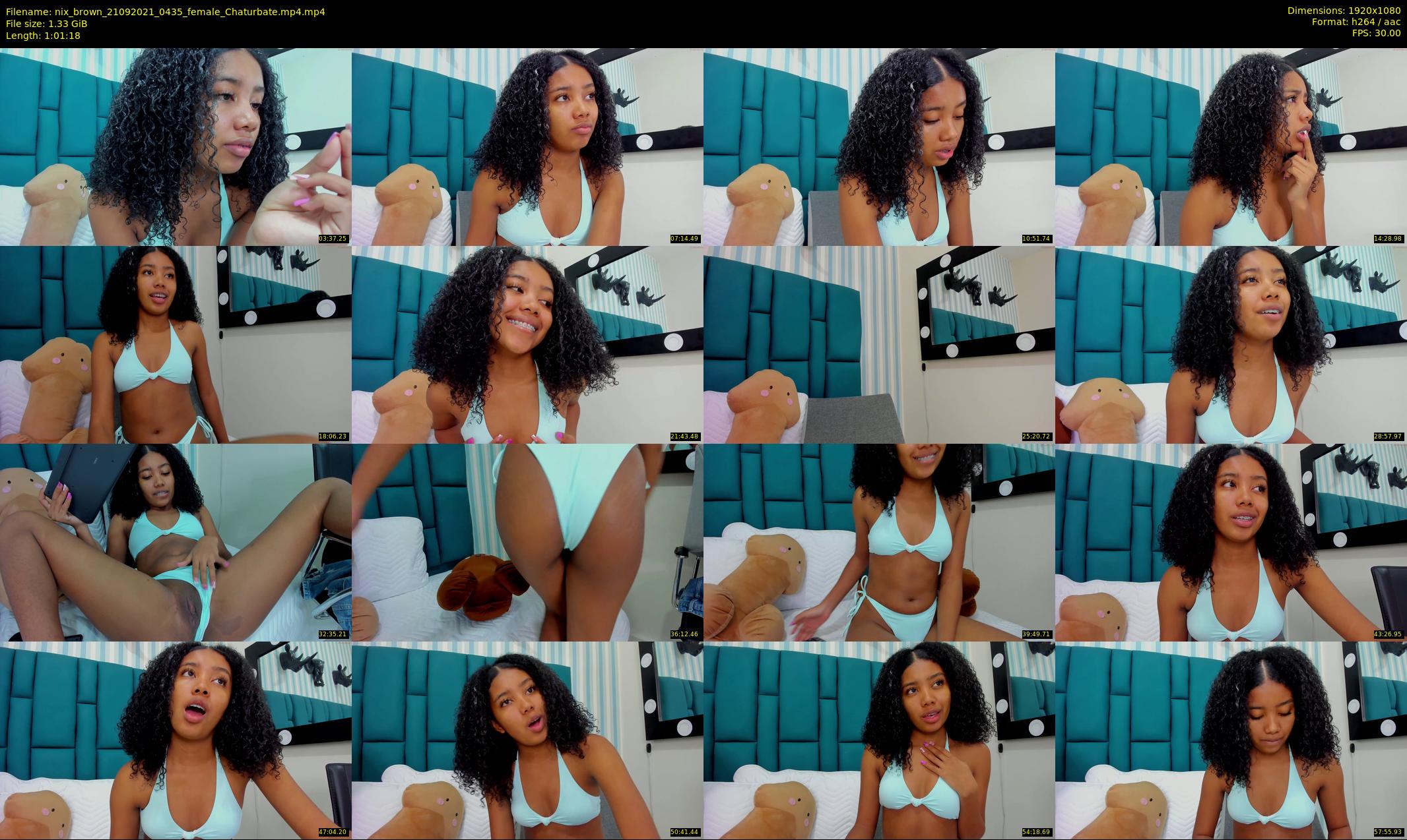 nix_brown — 62 minute Chaturbate female cam show recording, 1080p, Sep 21, 2021