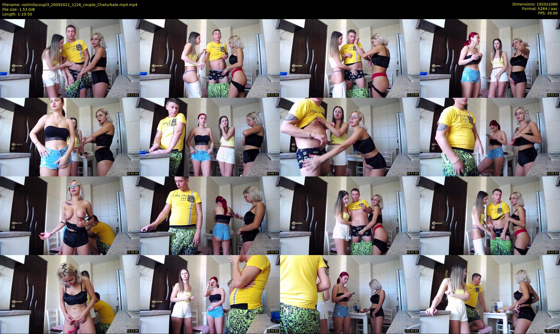 nolimitscoupl3 — 71 minute Chaturbate couple cam show recording, 1080p, Sep 20, 2021