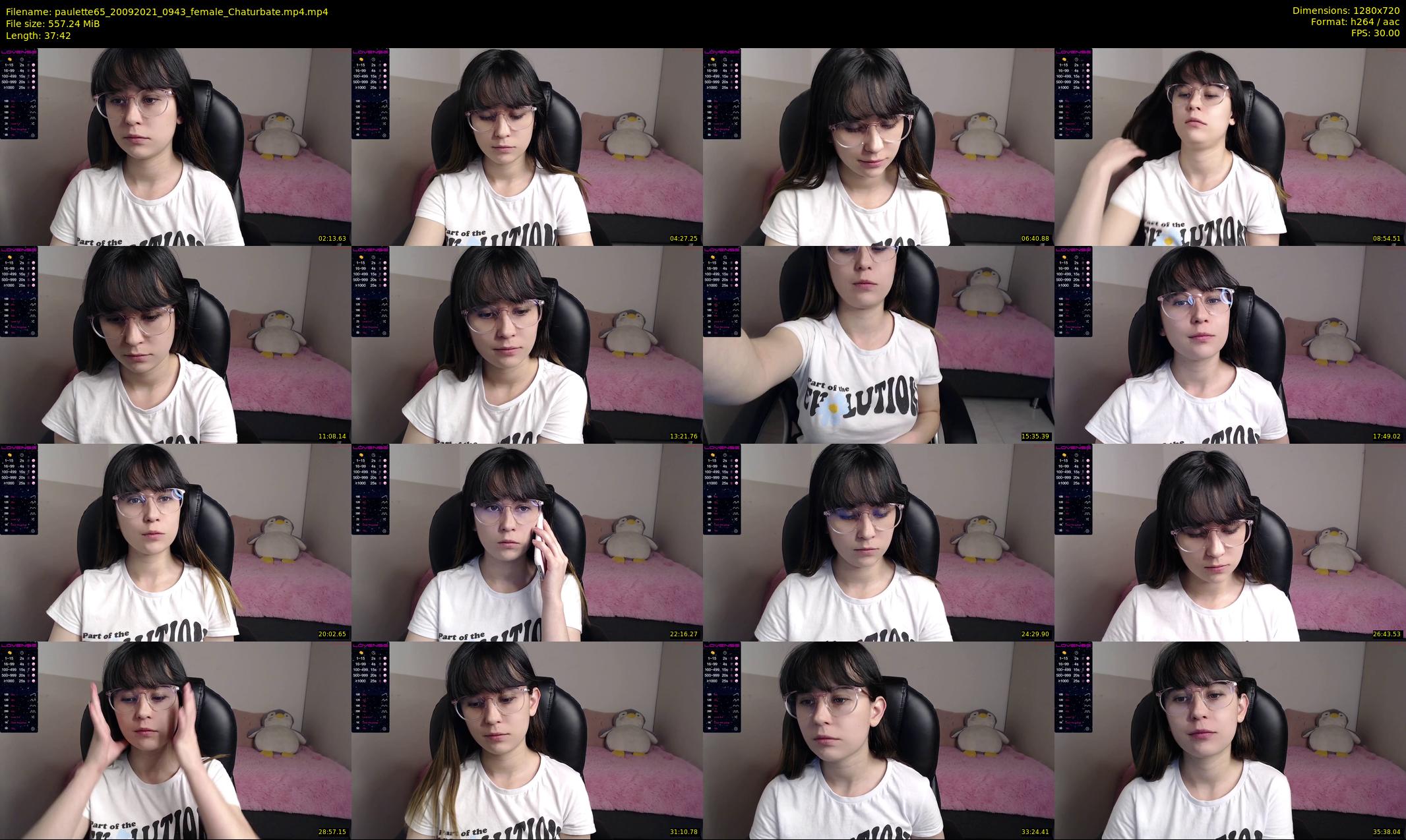 paulette65 — 38 minute Chaturbate female cam show recording, 720p, Sep 20, 2021