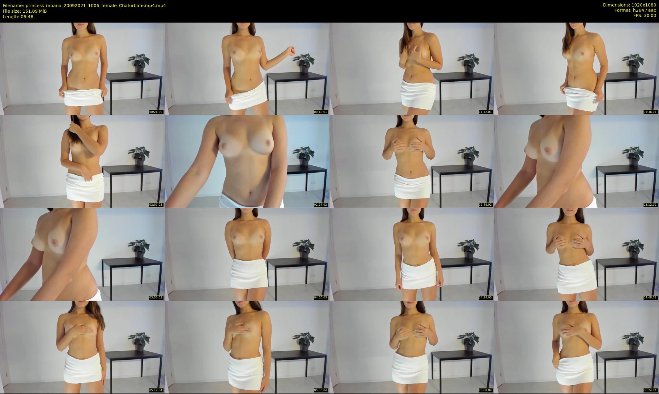 princess_moana — 7 minute Chaturbate female cam show recording, 1080p, Sep 20, 2021