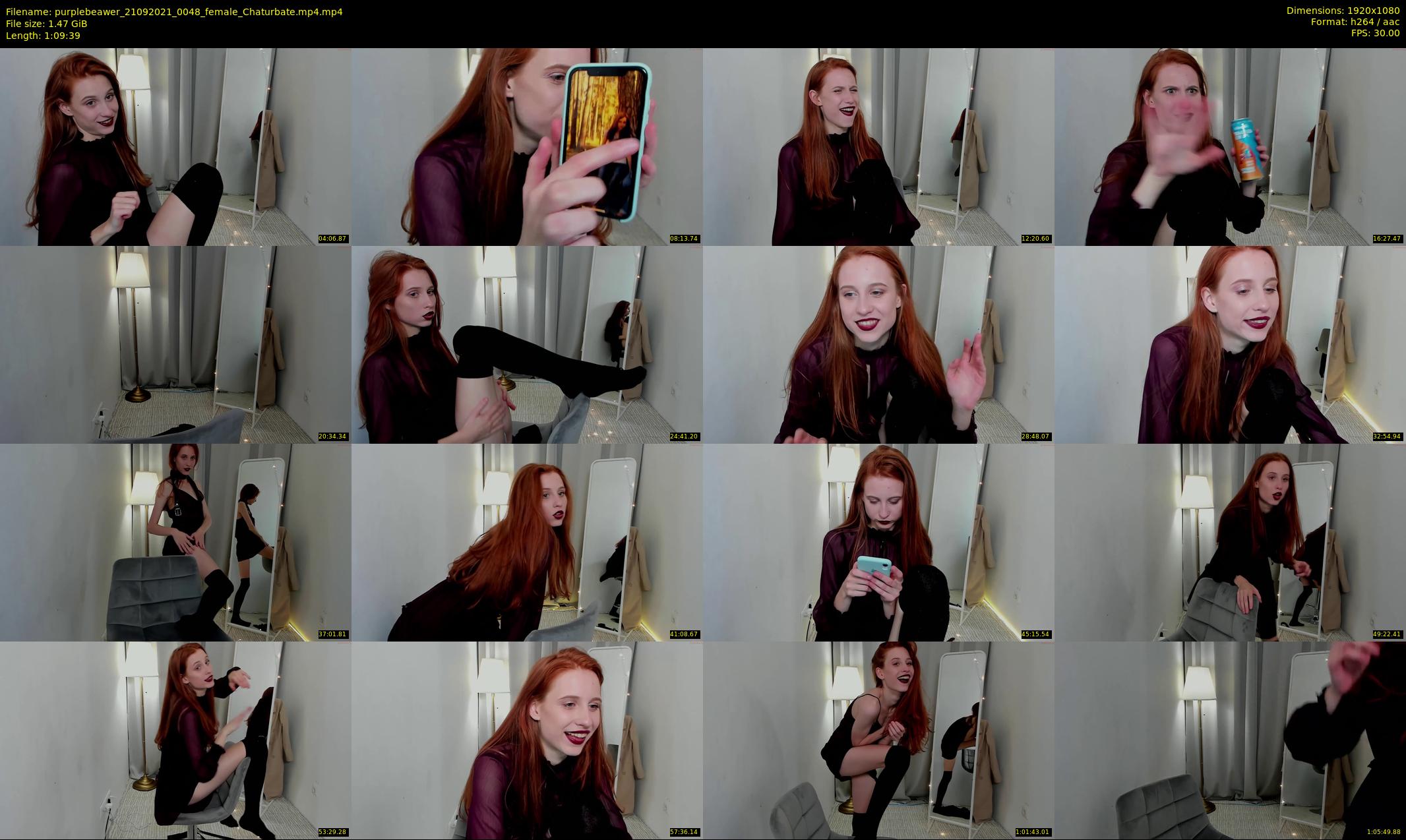 purplebeawer — 70 minute Chaturbate female cam show recording, 1080p, Sep 21, 2021