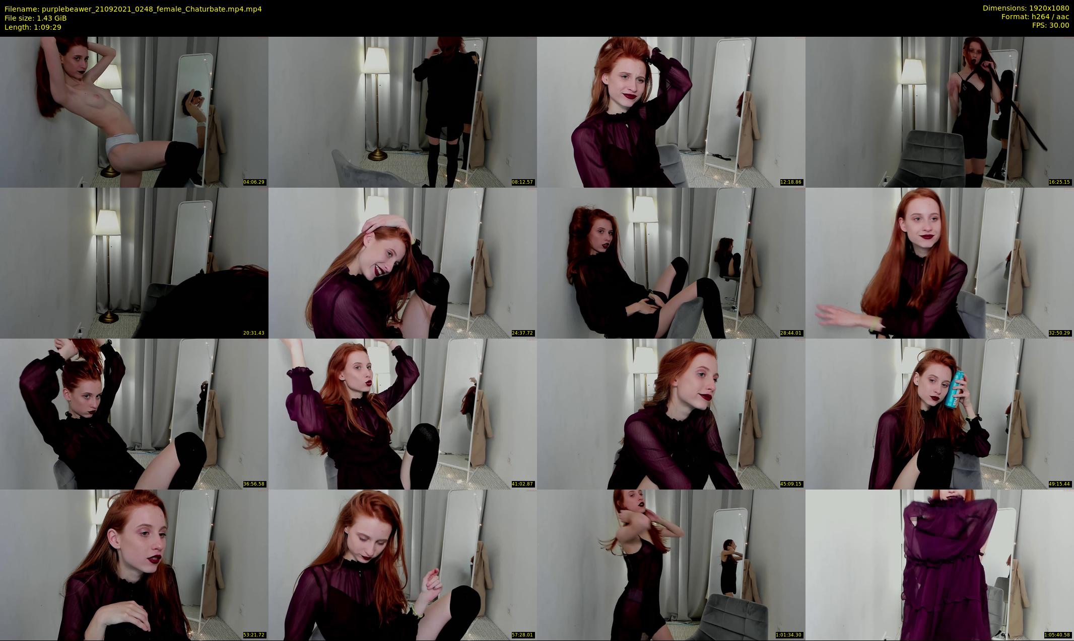 purplebeawer — 70 minute Chaturbate female cam show recording, 1080p, Sep 21, 2021