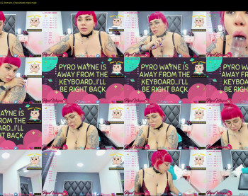 pyrowayne — 60 minute Chaturbate female cam show recording, 1080p, Sep 21, 2021