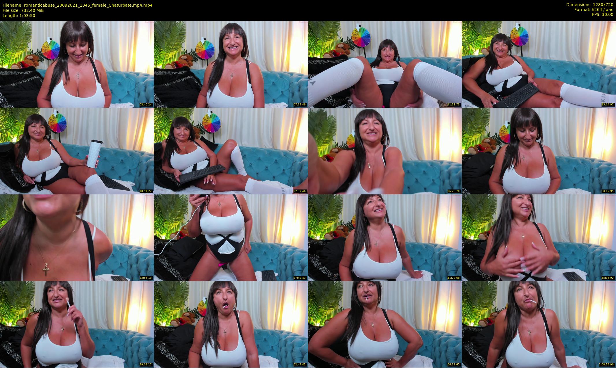 romanticabuse — 64 minute Chaturbate female cam show recording, 720p, Sep 20, 2021