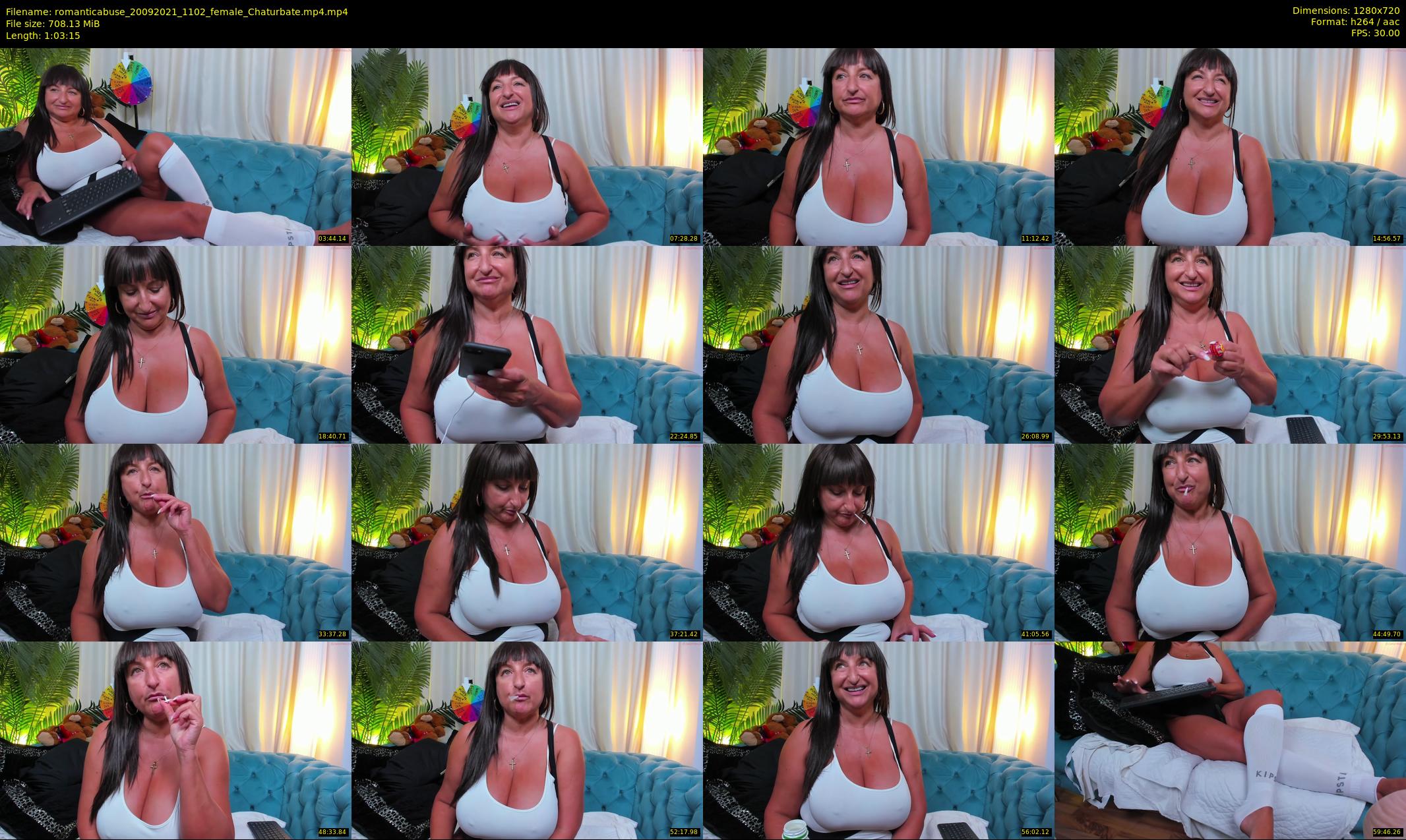 romanticabuse — 64 minute Chaturbate female cam show recording, 720p, Sep 20, 2021