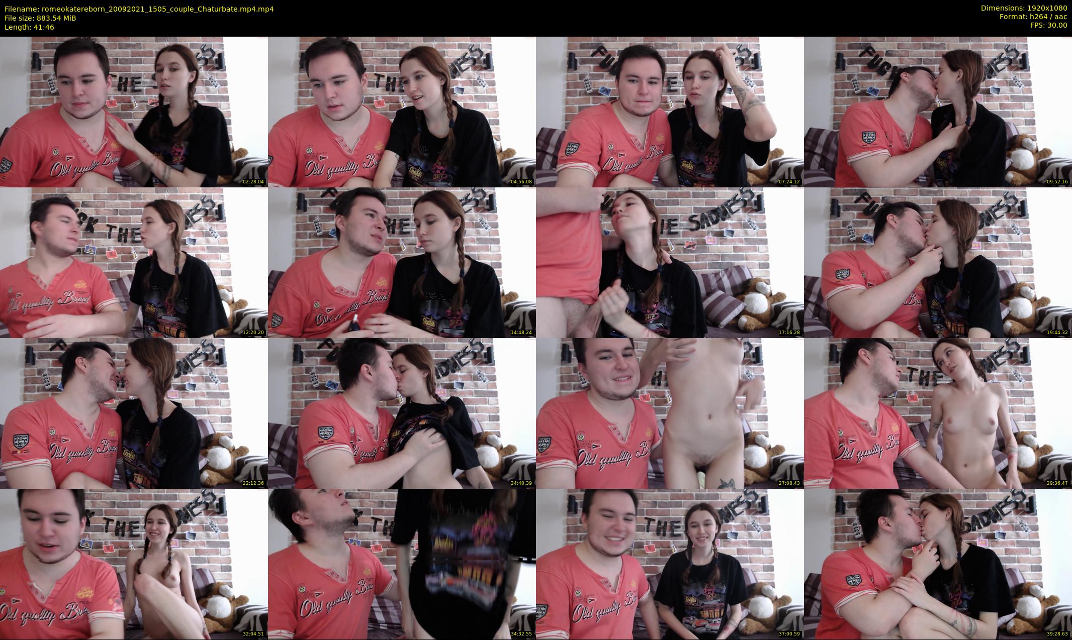 romeokatereborn — 42 minute Chaturbate couple cam show recording, 1080p, Sep 20, 2021