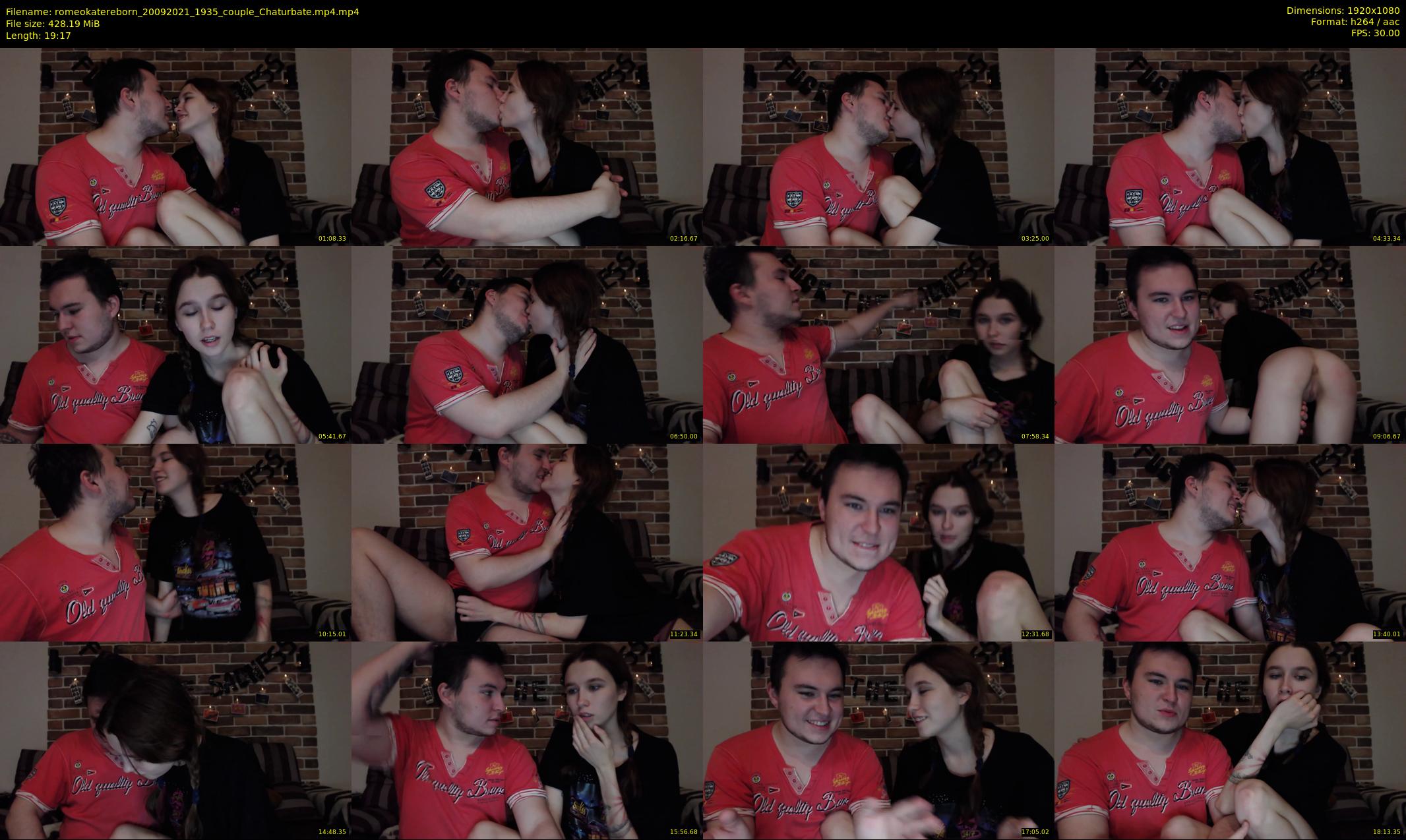 romeokatereborn — 20 minute Chaturbate couple cam show recording, 1080p, Sep 20, 2021