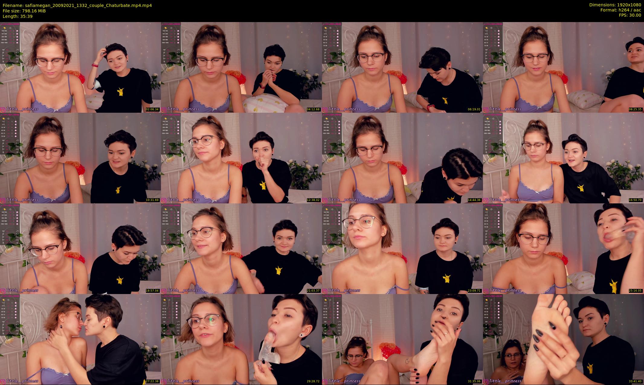 safiamegan — 36 minute Chaturbate couple cam show recording, 1080p, Sep 20, 2021