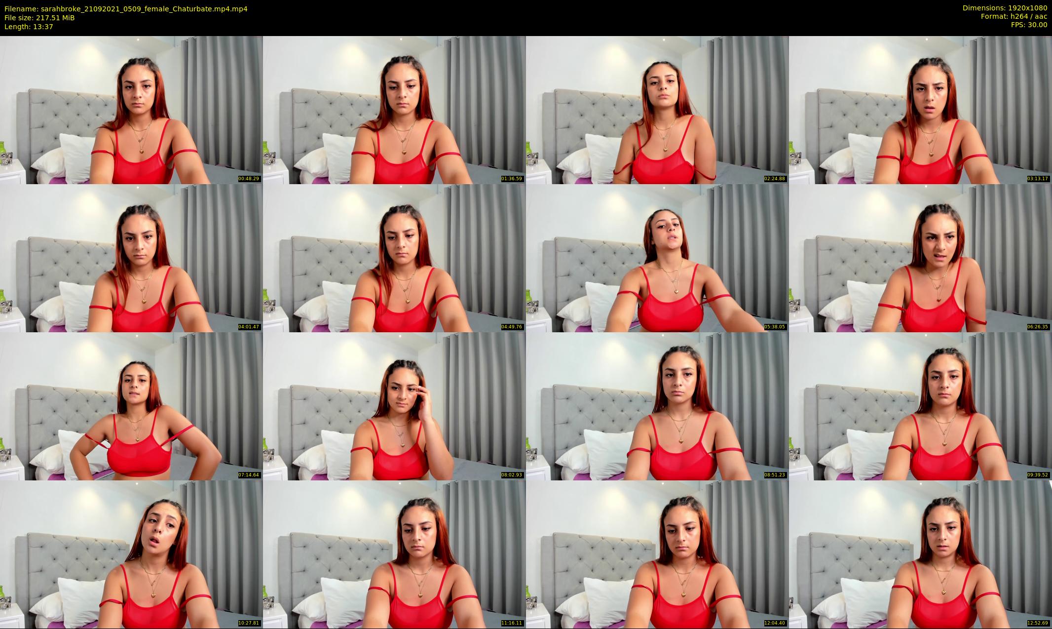 sarahbroke — 14 minute Chaturbate female cam show recording, 1080p, Sep 21, 2021