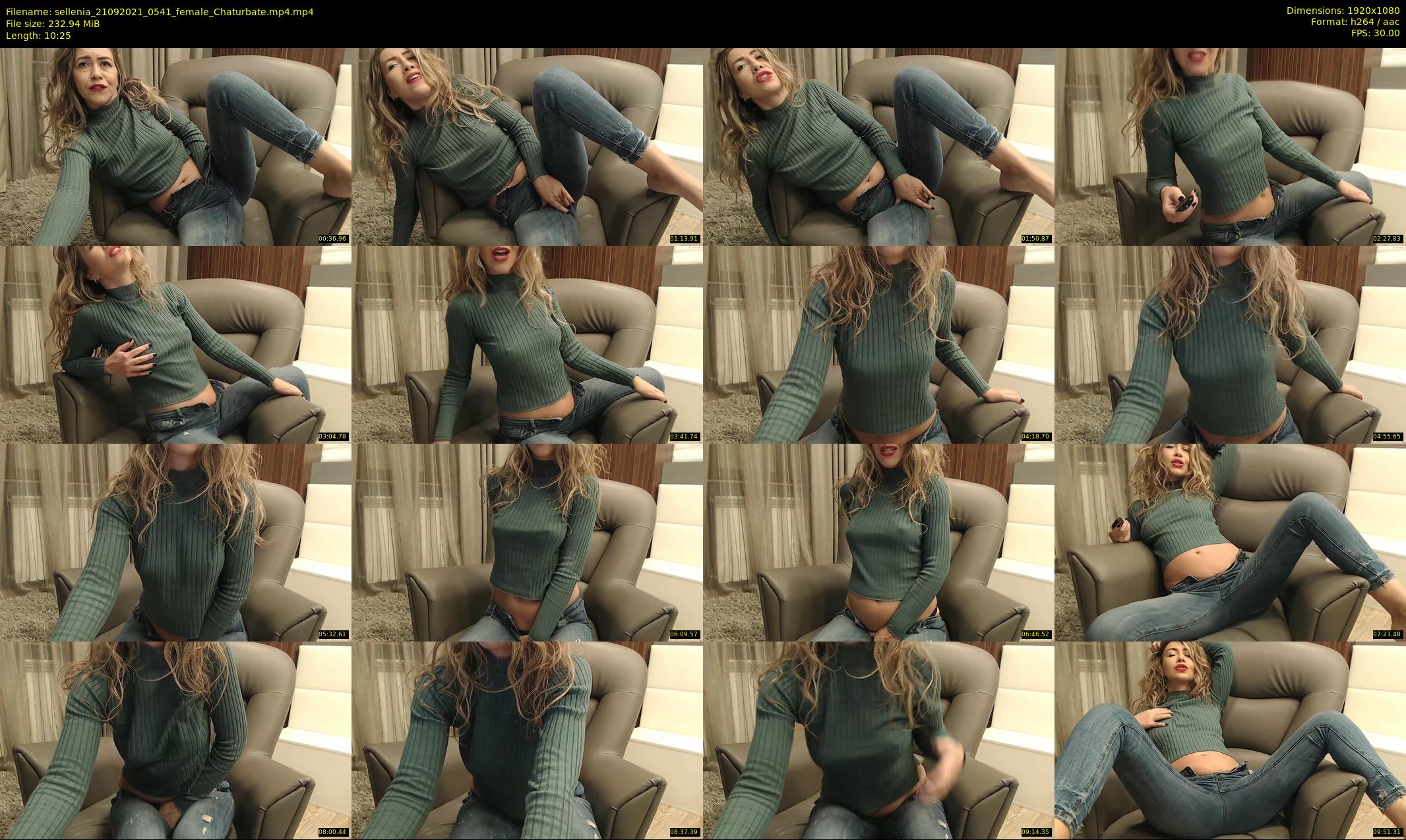 sellenia — 11 minute Chaturbate female cam show recording, 1080p, Sep 21, 2021