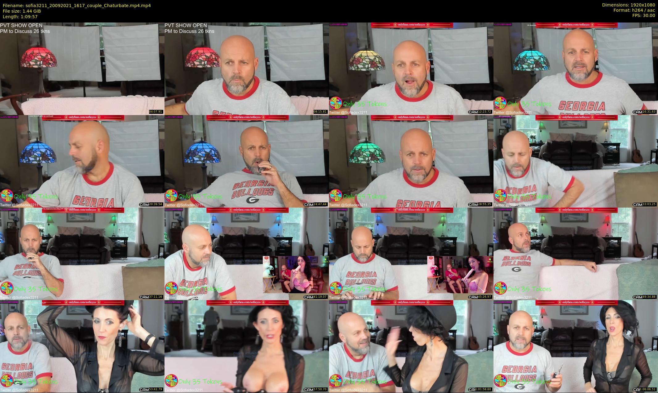sofia3211 — 70 minute Chaturbate couple cam show recording, 1080p, Sep 20, 2021