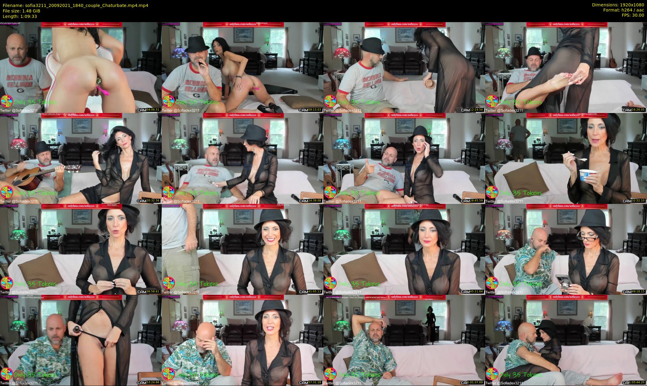 sofia3211 — 70 minute Chaturbate couple cam show recording, 1080p, Sep 20, 2021