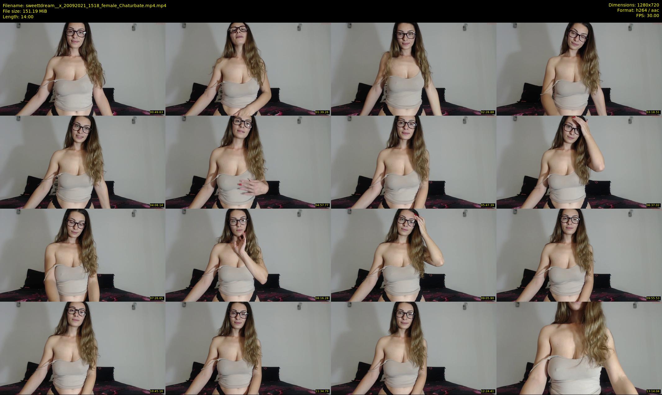 sweettdream__x — 14 minute Chaturbate female cam show recording, 720p, Sep 20, 2021