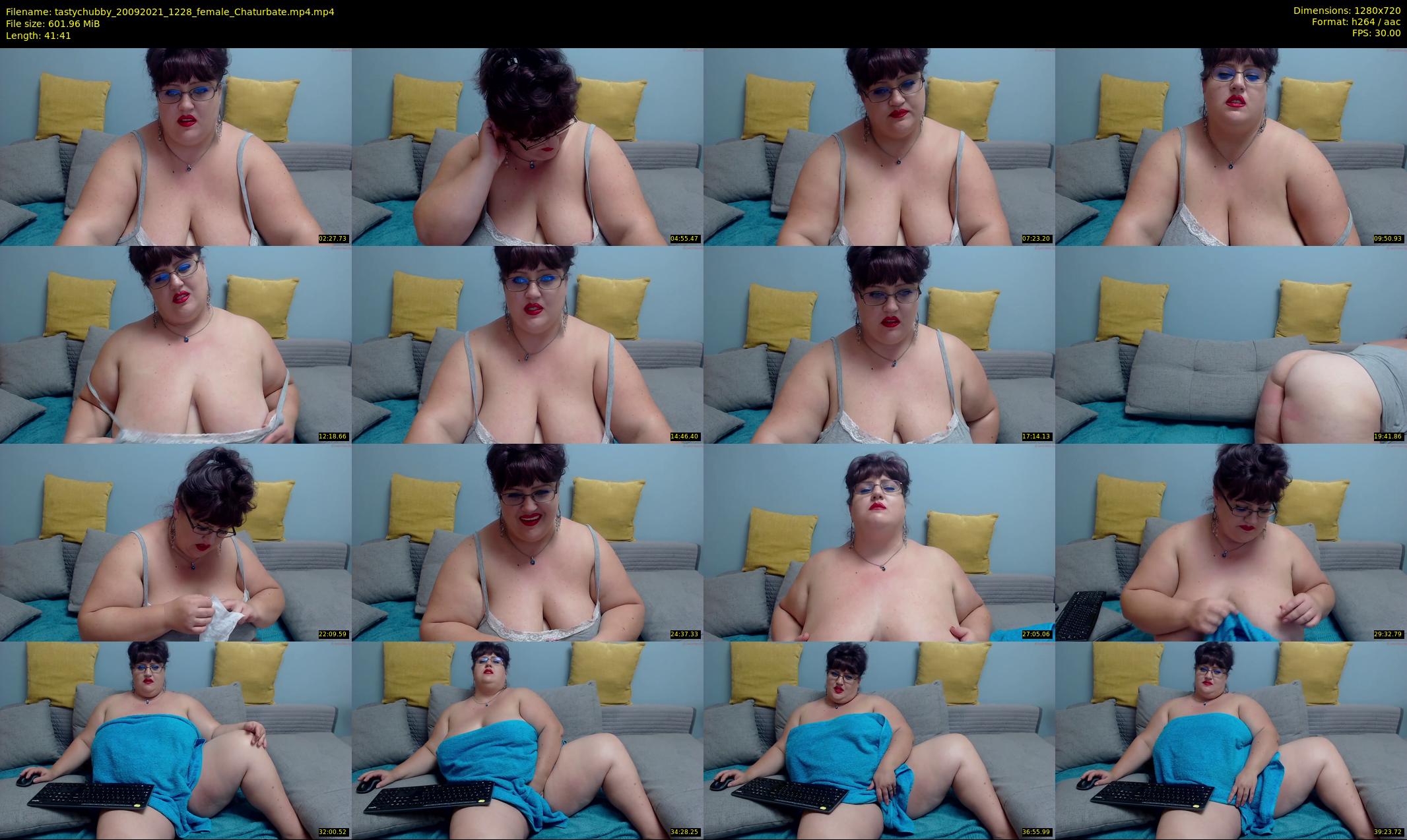tastychubby — 42 minute Chaturbate female cam show recording, 720p, Sep 20, 2021