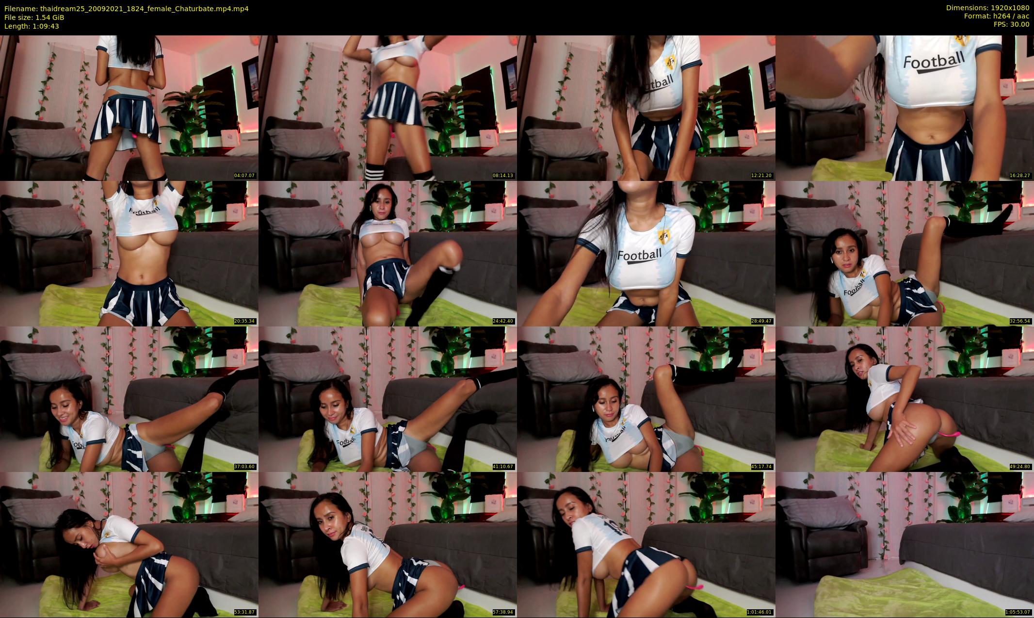thaidream25 — 70 minute Chaturbate female cam show recording, 1080p, Sep 20, 2021