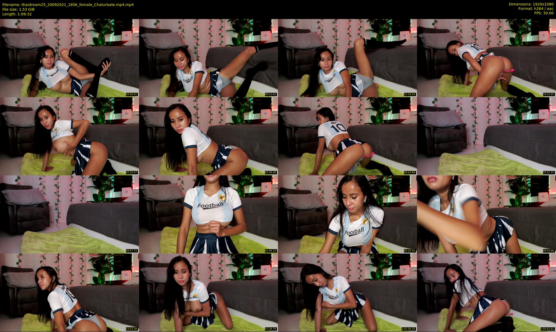 thaidream25 — 70 minute Chaturbate female cam show recording, 1080p, Sep 20, 2021