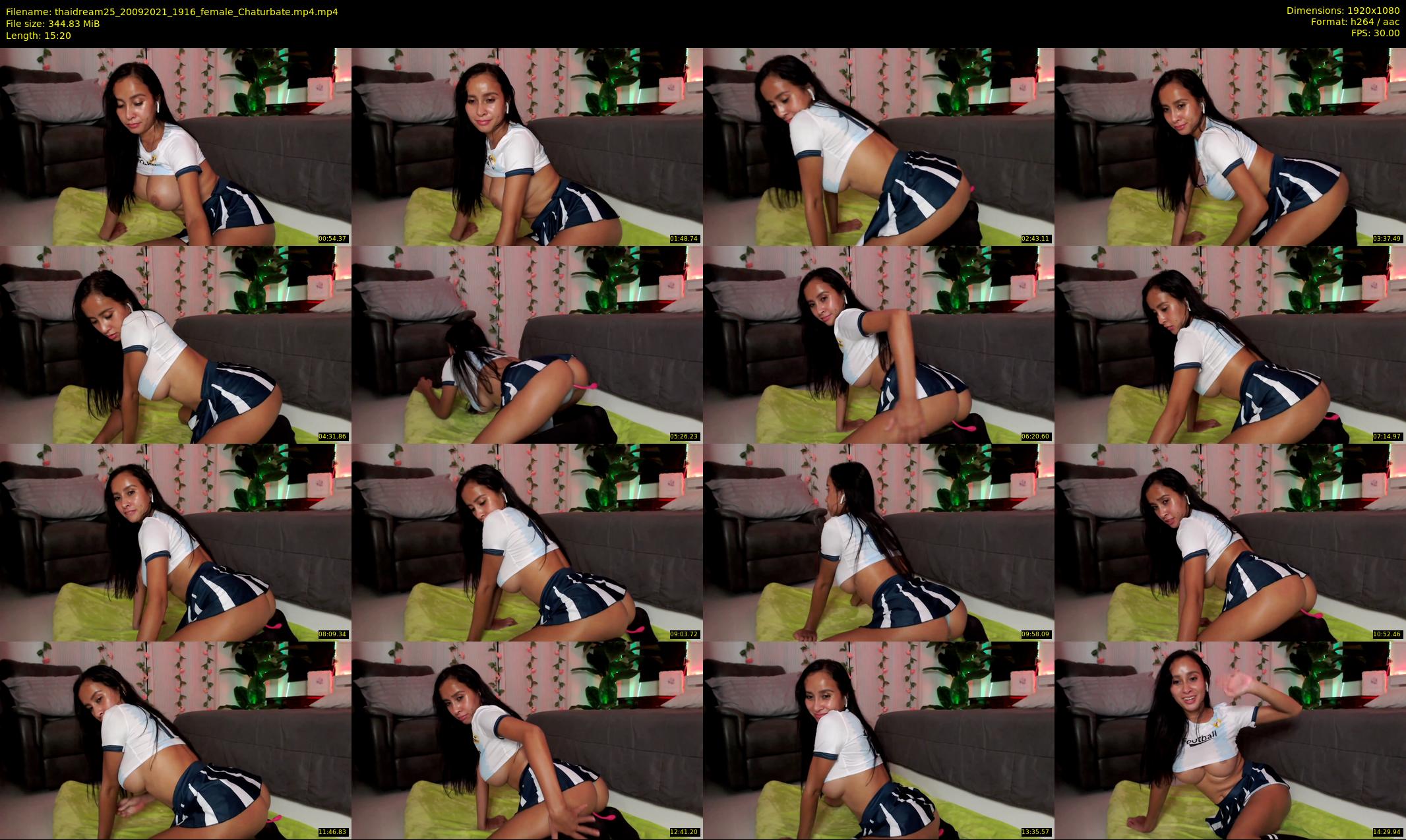 thaidream25 — 16 minute Chaturbate female cam show recording, 1080p, Sep 20, 2021