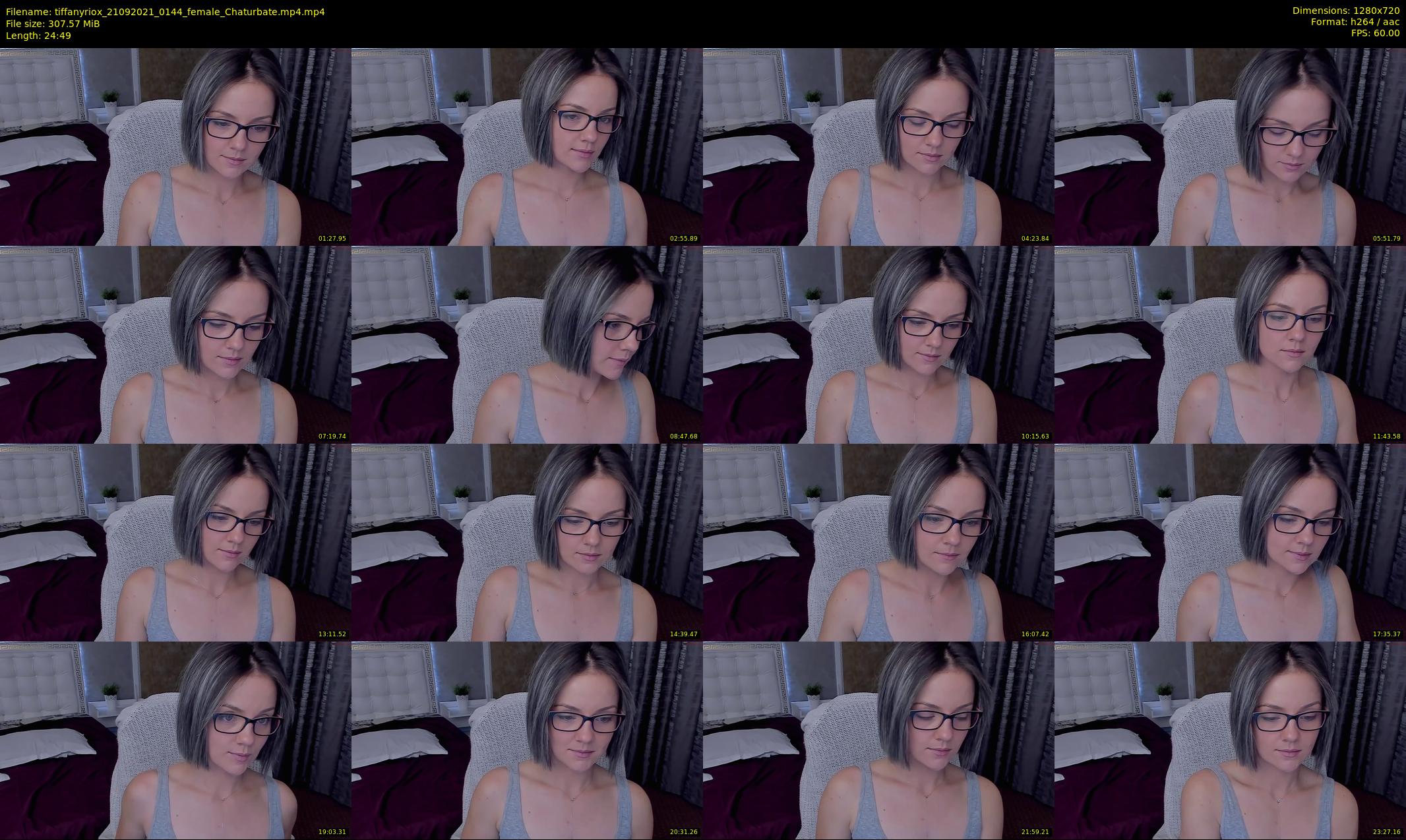 tiffanyriox — 25 minute Chaturbate female cam show recording, 720p, Sep 21, 2021