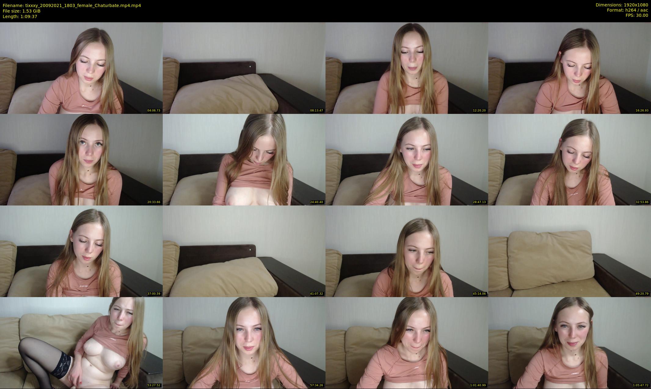 tixxxy — 70 minute Chaturbate female cam show recording, 1080p, Sep 20, 2021