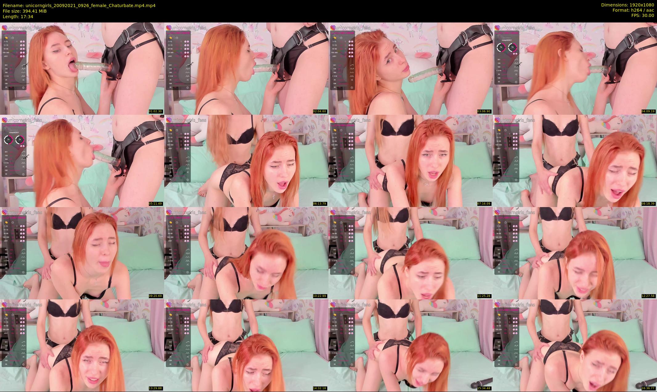 unicorngirls — 18 minute Chaturbate couple cam show recording, 1080p, Sep 20, 2021