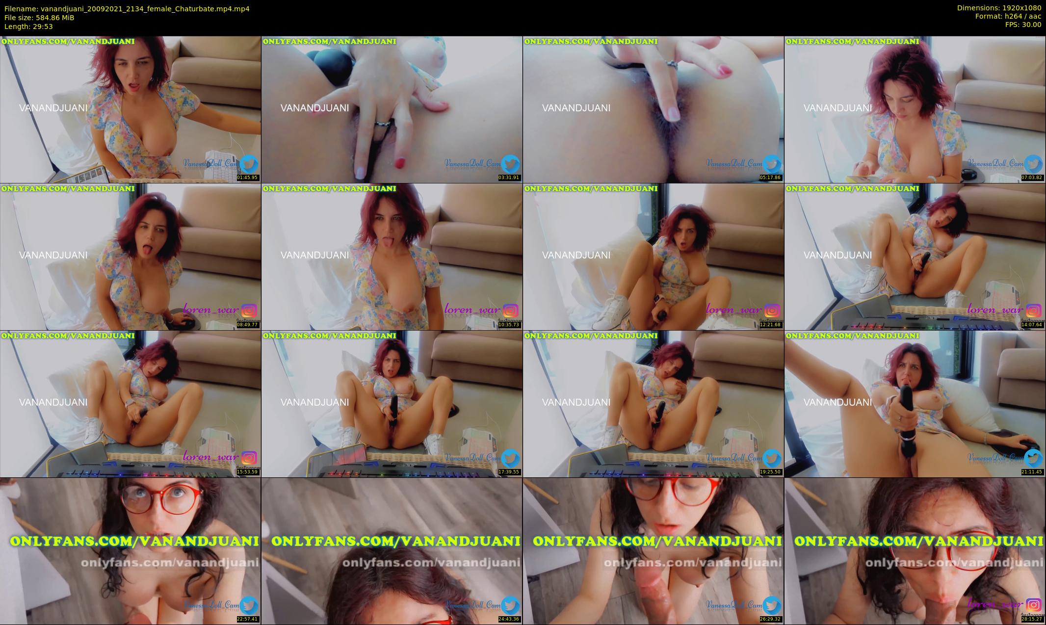 vanandjuani — 30 minute Chaturbate female cam show recording, 1080p, Sep 20, 2021