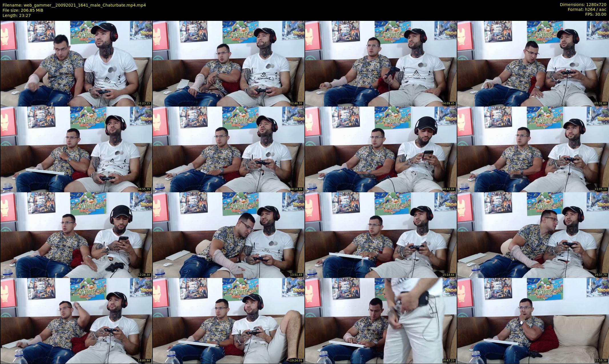web_gammer_ — 24 minute Chaturbate male cam show recording, 720p, Sep 20, 2021