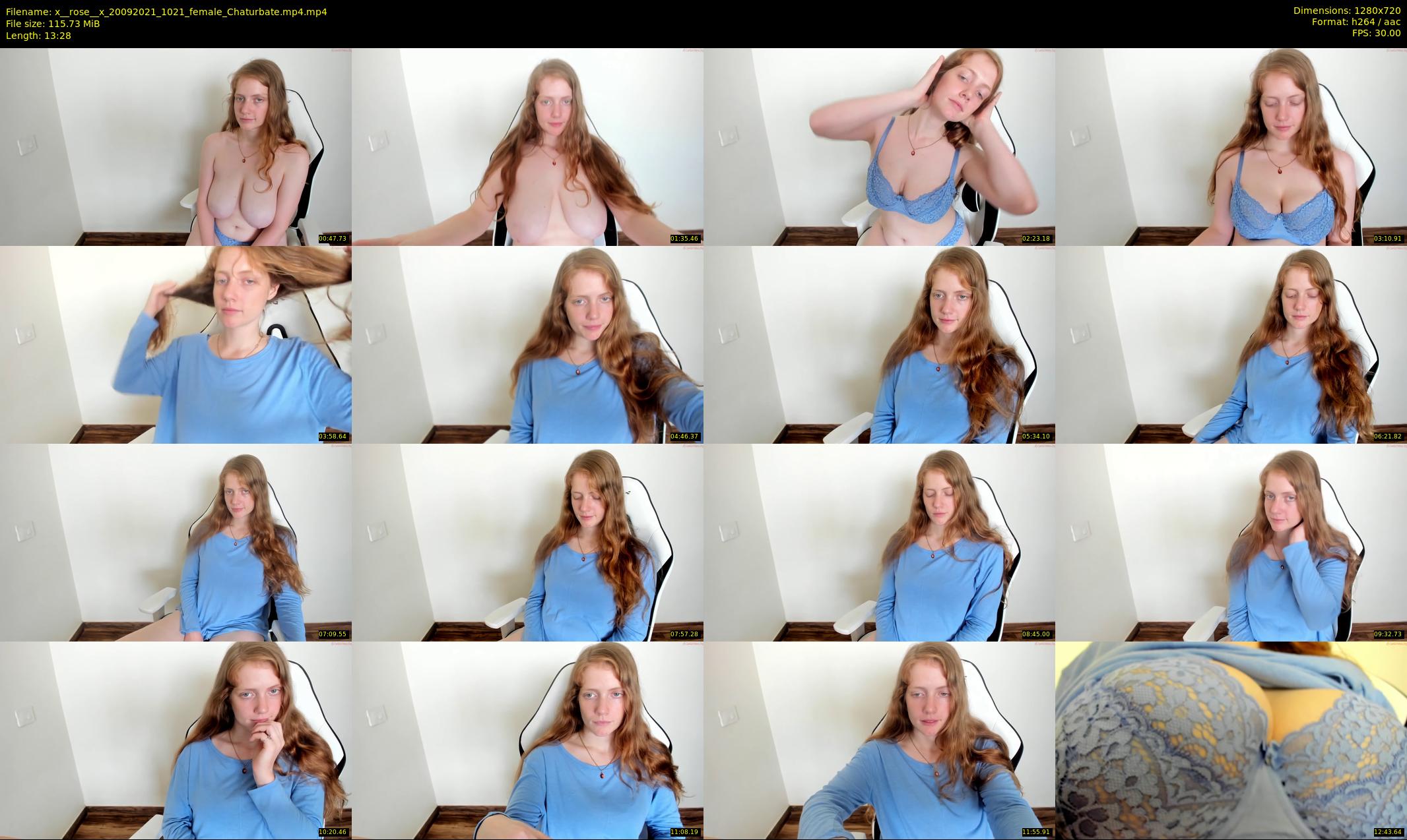 x__rose__x — 14 minute Chaturbate female cam show recording, 720p, Sep 20, 2021