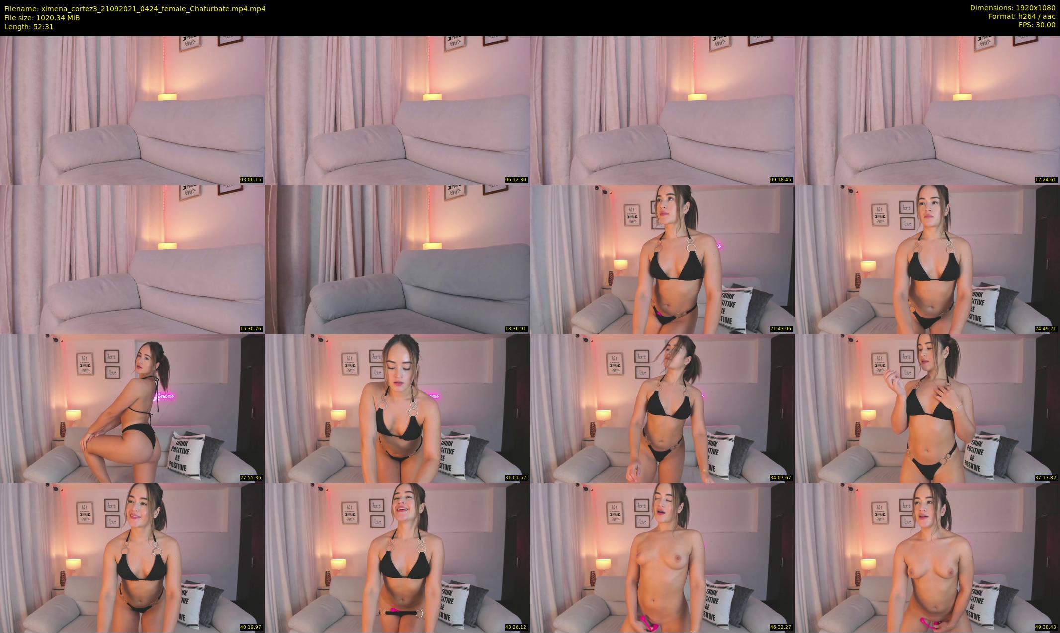 ximena_cortez3 — 53 minute Chaturbate female cam show recording, 1080p, Sep 21, 2021