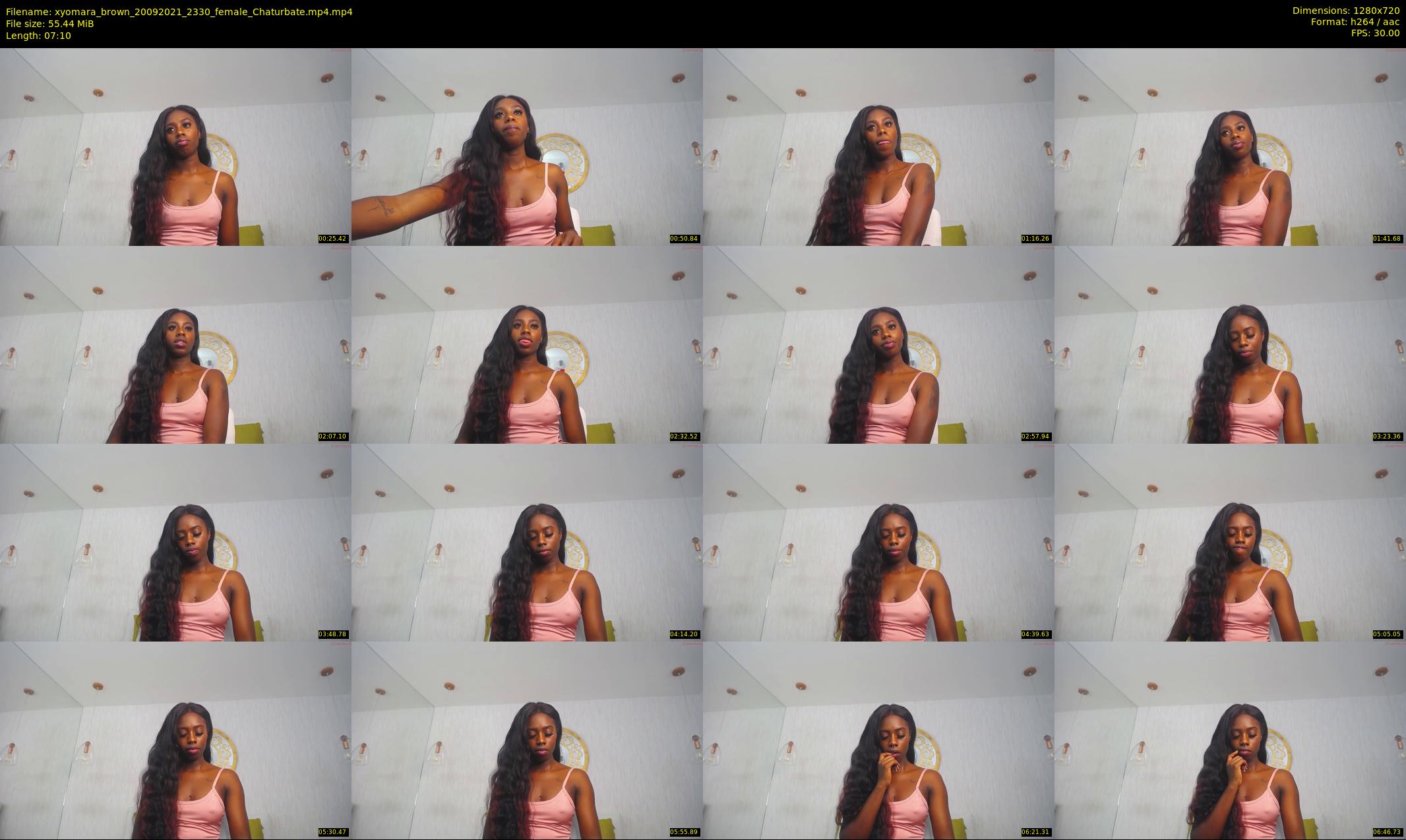 xyomara_brown — 8 minute Chaturbate female cam show recording, 720p, Sep 20, 2021