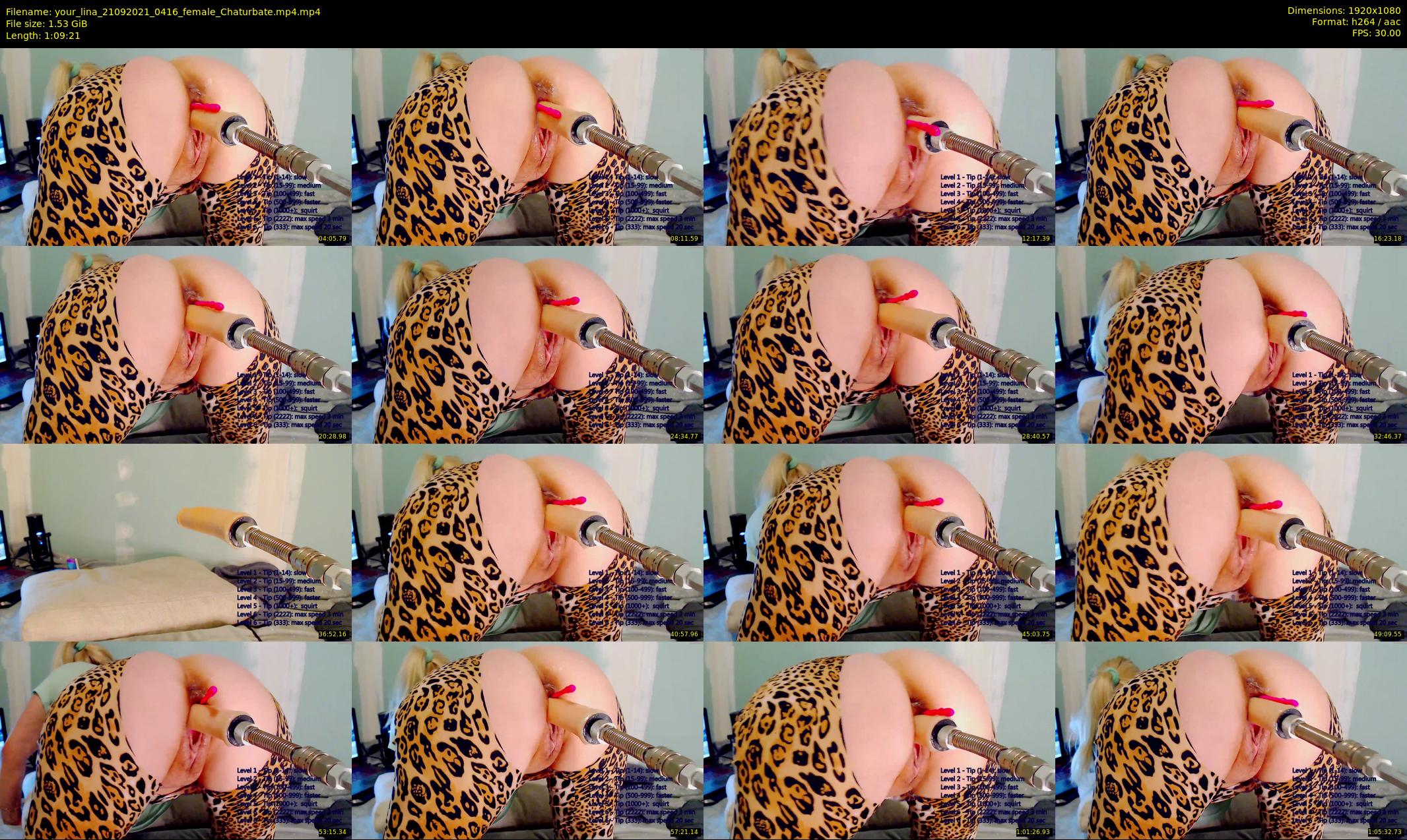 your_lina — 70 minute Chaturbate female cam show recording, 1080p, Sep 21, 2021