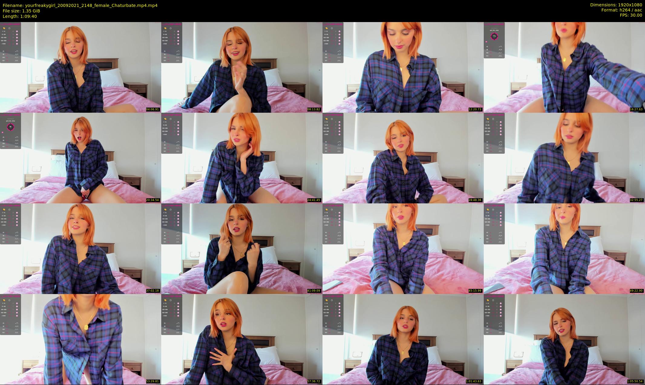 yourfreakygirl — 70 minute Chaturbate female cam show recording, 1080p, Sep 20, 2021