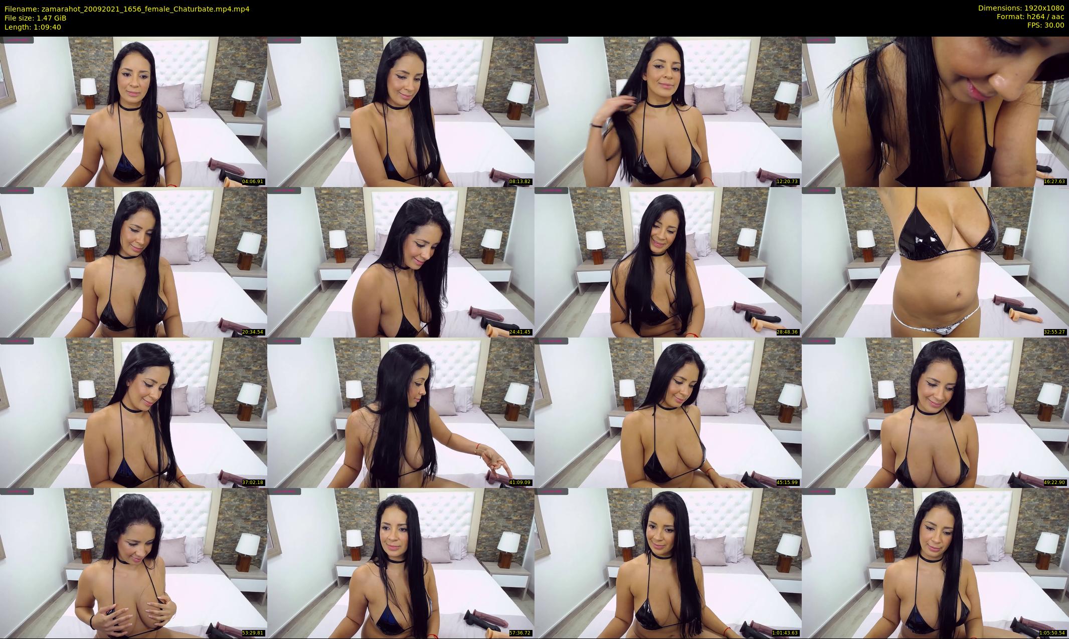 zamarahot — 70 minute Chaturbate female cam show recording, 1080p, Sep 20, 2021