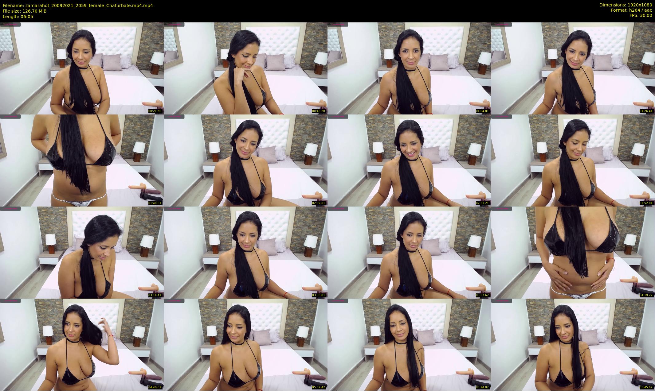 zamarahot — 7 minute Chaturbate female cam show recording, 1080p, Sep 20, 2021