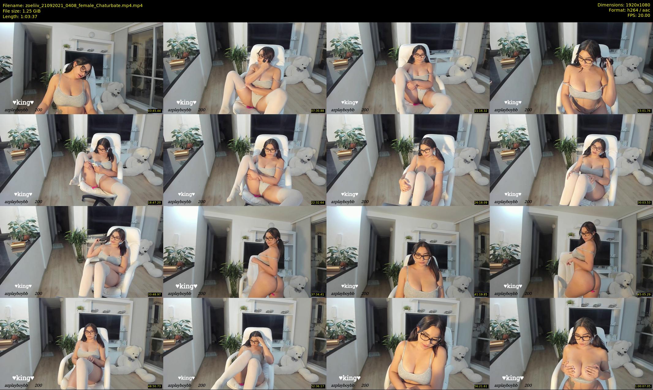 zoeliiv — 64 minute Chaturbate female cam show recording, 1080p, Sep 21, 2021