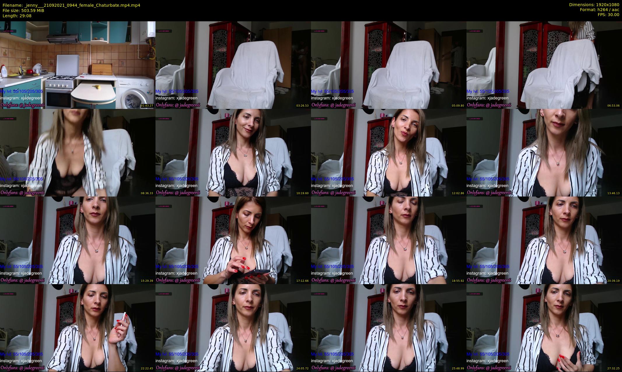 _jenny__ — 30 minute Chaturbate female cam show recording, 1080p, Sep 21, 2021