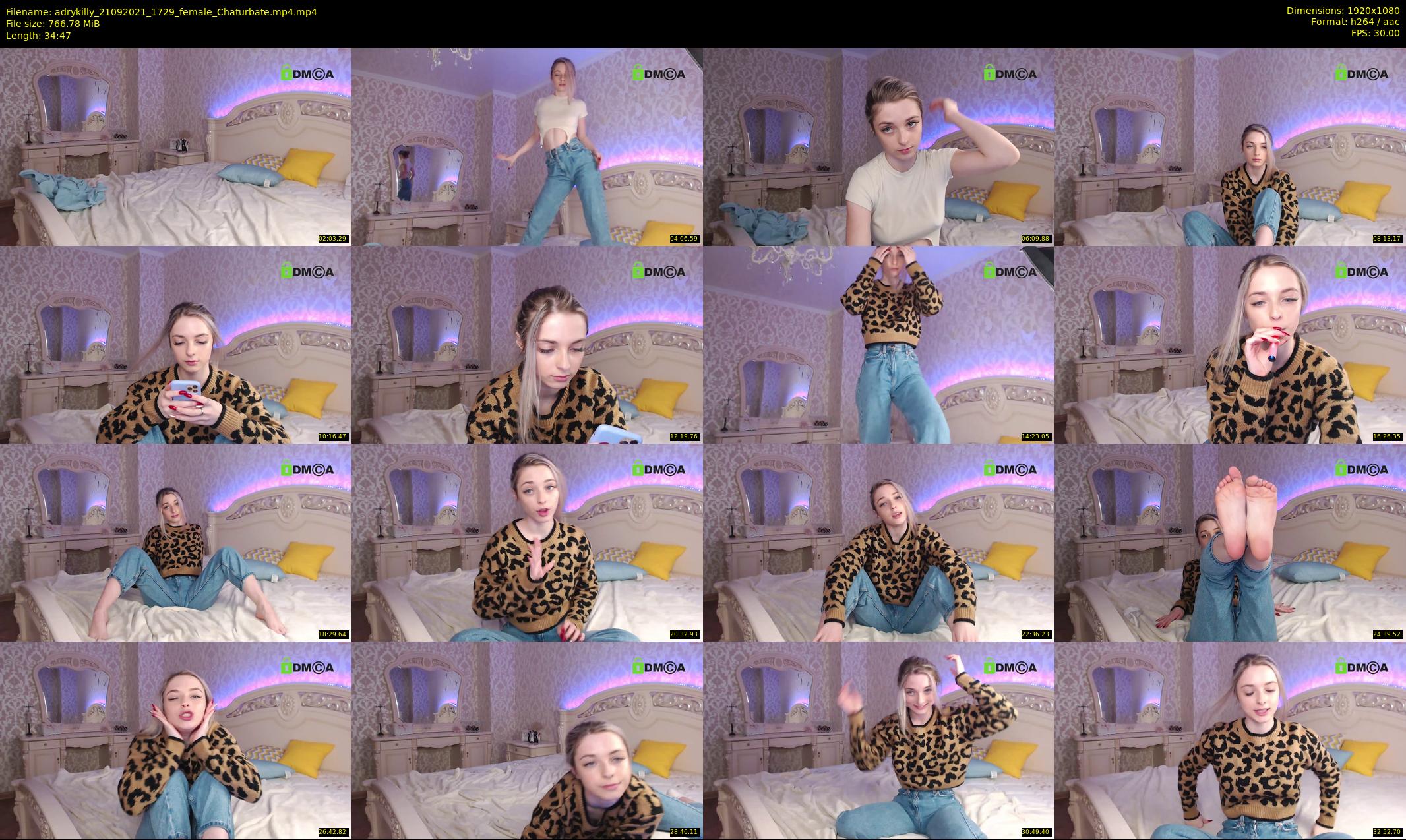 adrykilly — 35 minute Chaturbate female cam show recording, 1080p, Sep 21, 2021