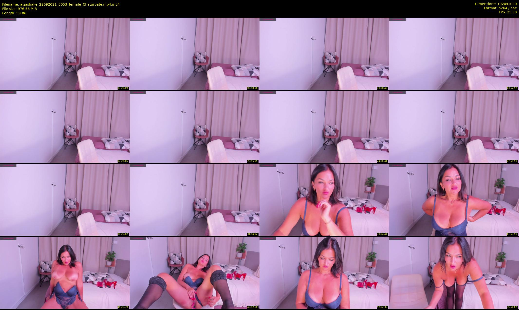 aizashake — 60 minute Chaturbate female cam show recording, 1080p, Sep 22, 2021